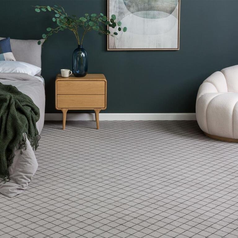 Handmade wool rug in a modern Australian living room by Artisan Rugs Perth